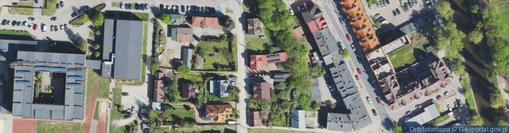 Zdjęcie satelitarne Franciszka Żwirki i Stanisława Wigury ul.