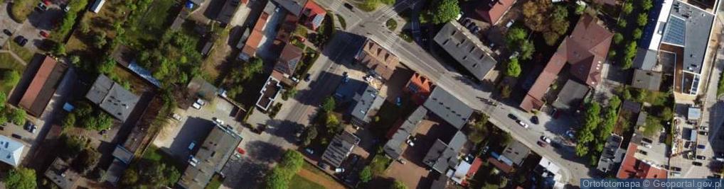 Zdjęcie satelitarne Franciszka Żwirki i Stanisława Wigury ul.