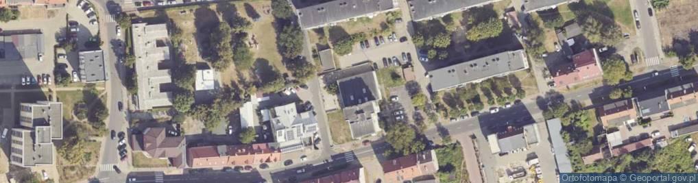 Zdjęcie satelitarne Franciszka Żwirki i Stanisława Wigury ul.