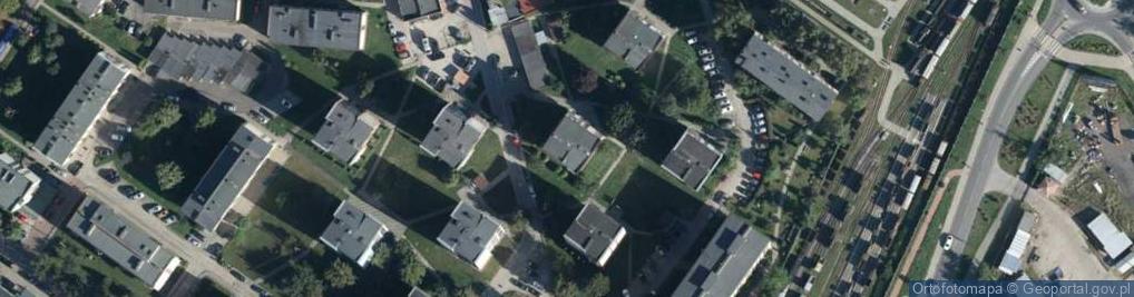 Zdjęcie satelitarne Franciszka Żwirki i Stanisława Wigury ul.