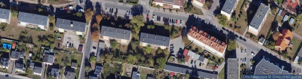 Zdjęcie satelitarne Franciszka Żwirki i Stanisława Wigury ul.
