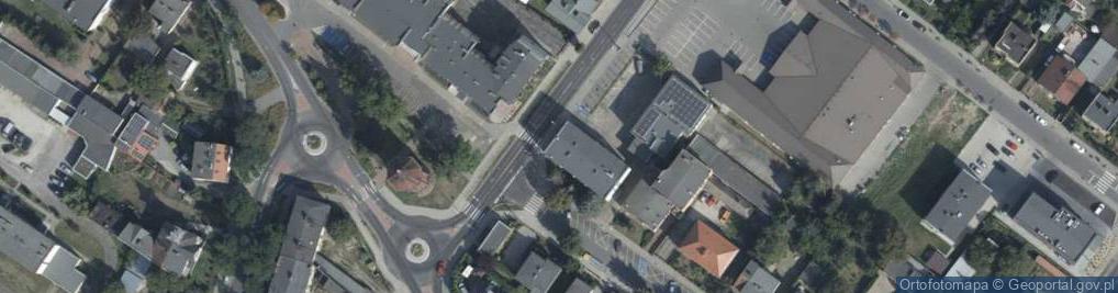 Zdjęcie satelitarne Franciszka Żwirki i Stanisława Wigury ul.