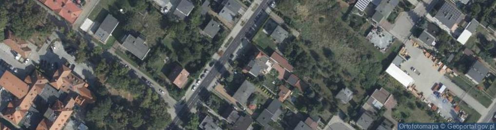 Zdjęcie satelitarne Franciszka Żwirki i Stanisława Wigury ul.