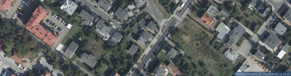 Zdjęcie satelitarne Franciszka Żwirki i Stanisława Wigury ul.