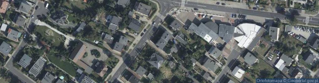 Zdjęcie satelitarne Franciszka Żwirki i Stanisława Wigury ul.