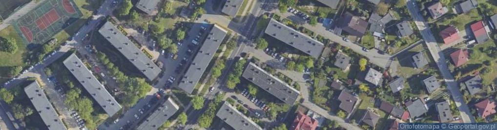 Zdjęcie satelitarne Franciszka Żwirki i Stanisława Wigury ul.