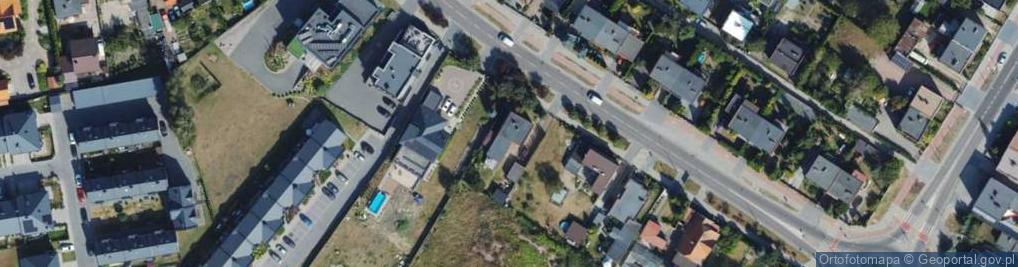 Zdjęcie satelitarne Franciszka Żwirki i Stanisława Wigury ul.
