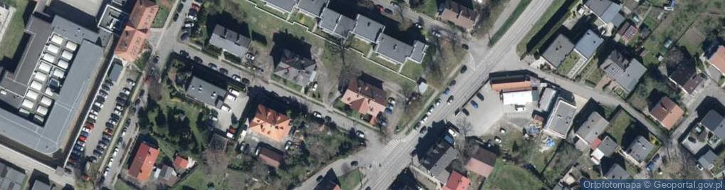 Zdjęcie satelitarne Franciszka Żwirki i Stanisława Wigury ul.