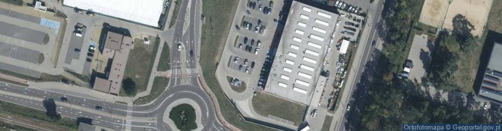 Zdjęcie satelitarne Franciszka Żwirki i Stanisława Wigury ul.