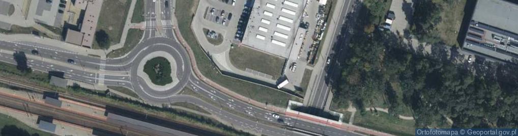 Zdjęcie satelitarne Franciszka Żwirki i Stanisława Wigury ul.