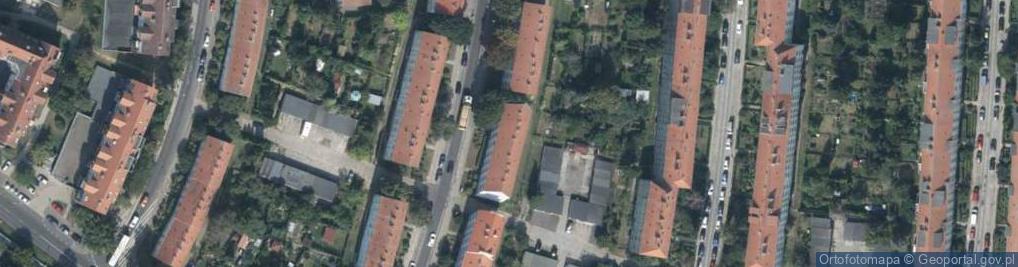 Zdjęcie satelitarne Franciszka Żwirki i Stanisława Wigury ul.