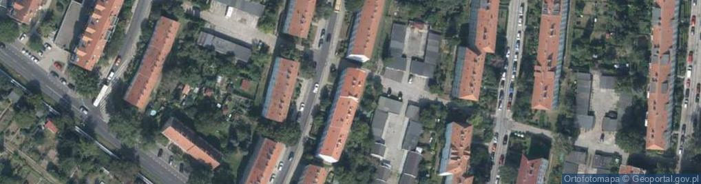 Zdjęcie satelitarne Franciszka Żwirki i Stanisława Wigury ul.
