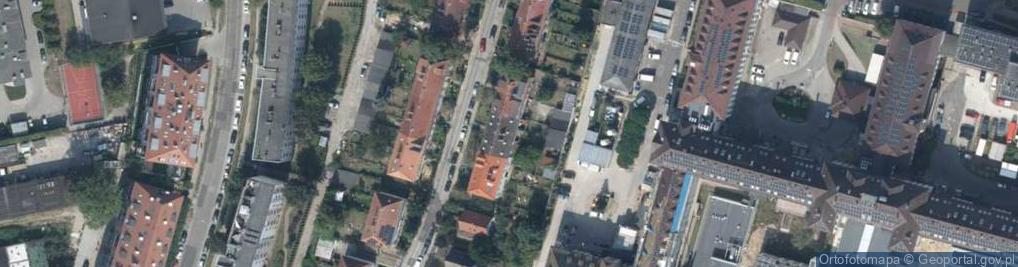 Zdjęcie satelitarne Frycza-Modrzewskiego Andrzeja ul.