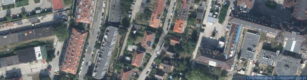 Zdjęcie satelitarne Frycza-Modrzewskiego Andrzeja ul.