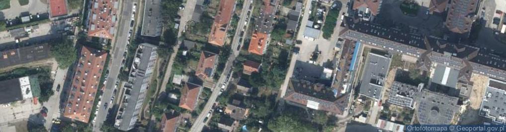 Zdjęcie satelitarne Frycza-Modrzewskiego Andrzeja ul.
