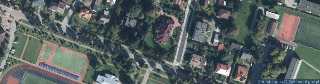 Zdjęcie satelitarne Franciszka Żwirki i Stanisława Wigury ul.