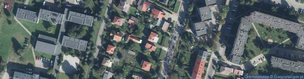 Zdjęcie satelitarne Franciszka Żwirki i Stanisława Wigury ul.