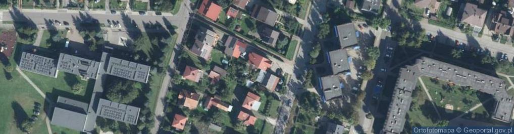 Zdjęcie satelitarne Franciszka Żwirki i Stanisława Wigury ul.