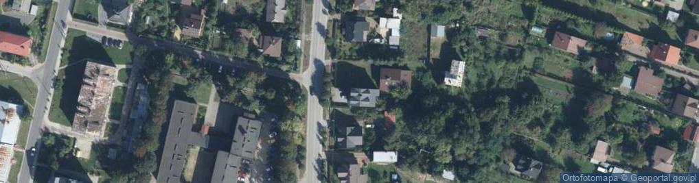 Zdjęcie satelitarne Franciszka Żwirki i Stanisława Wigury ul.
