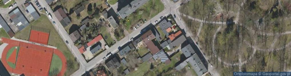Zdjęcie satelitarne Franciszka Żwirki i Stanisława Wigury ul.