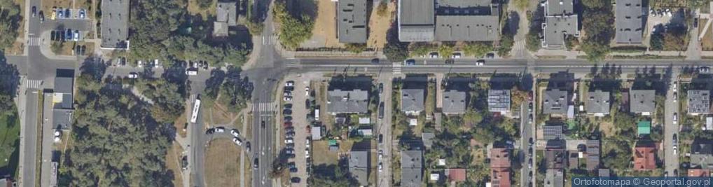 Zdjęcie satelitarne Franciszka Żwirki i Stanisława Wigury ul.