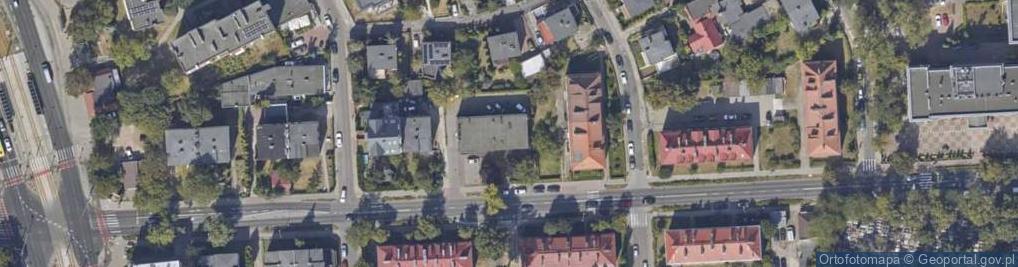 Zdjęcie satelitarne Franciszka Żwirki i Stanisława Wigury ul.