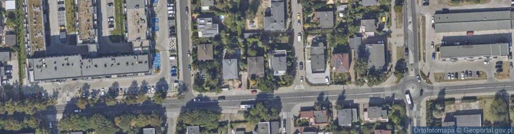 Zdjęcie satelitarne Franciszka Żwirki i Stanisława Wigury ul.