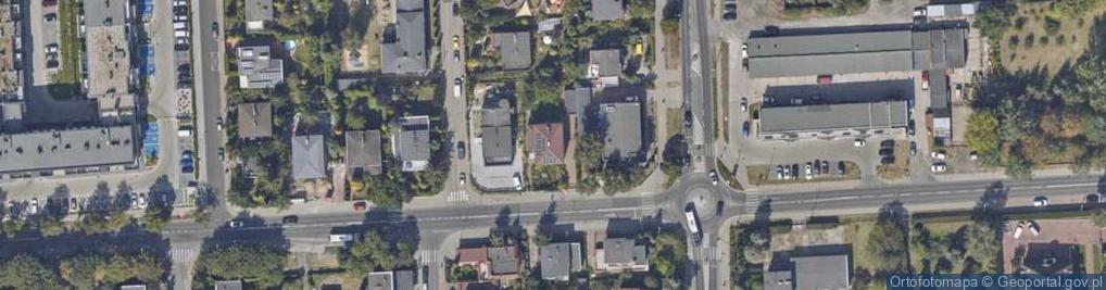Zdjęcie satelitarne Franciszka Żwirki i Stanisława Wigury ul.