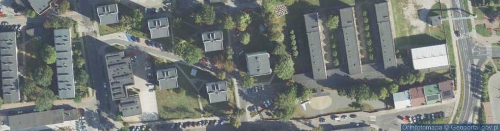 Zdjęcie satelitarne Franciszka Żwirki i Stanisława Wigury ul.