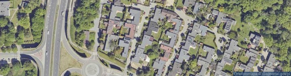 Zdjęcie satelitarne Frycza-Modrzewskiego Andrzeja ul.