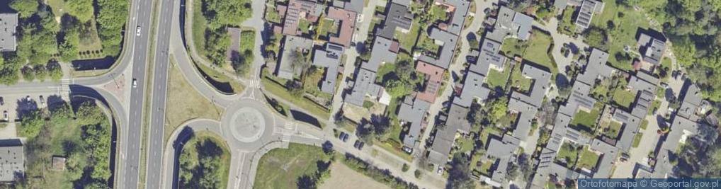 Zdjęcie satelitarne Frycza-Modrzewskiego Andrzeja ul.