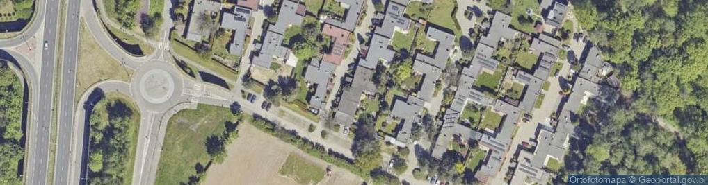 Zdjęcie satelitarne Frycza-Modrzewskiego Andrzeja ul.