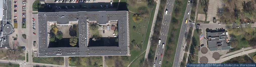 Zdjęcie satelitarne Franciszka Żwirki i Stanisława Wigury ul.