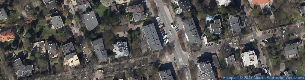Zdjęcie satelitarne Francuska ul.