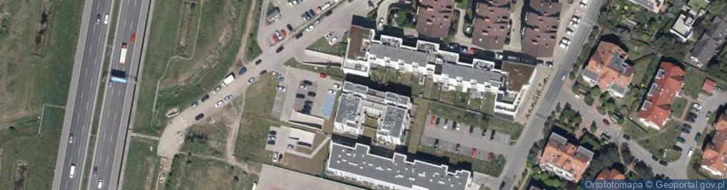Zdjęcie satelitarne Franciszka Żwirki i Stanisława Wigury ul.