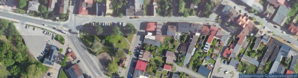 Zdjęcie satelitarne Franciszka Żwirki i Stanisława Wigury ul.