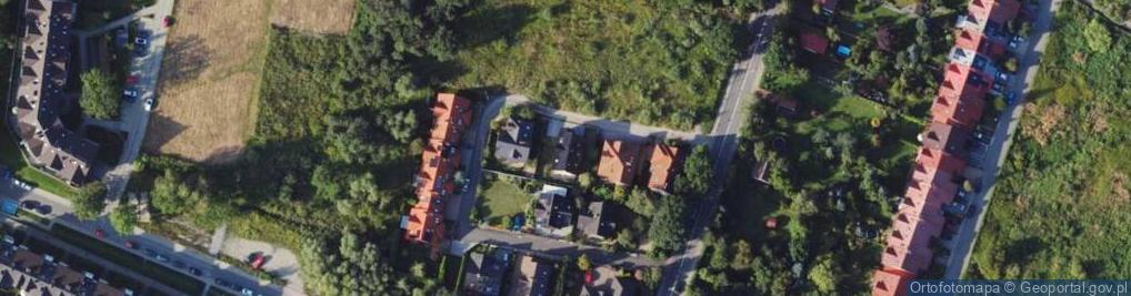 Zdjęcie satelitarne Galaktyczna ul.