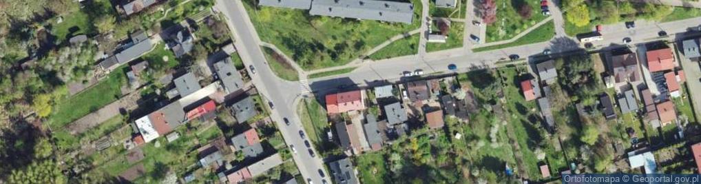 Zdjęcie satelitarne Gawrońska ul.