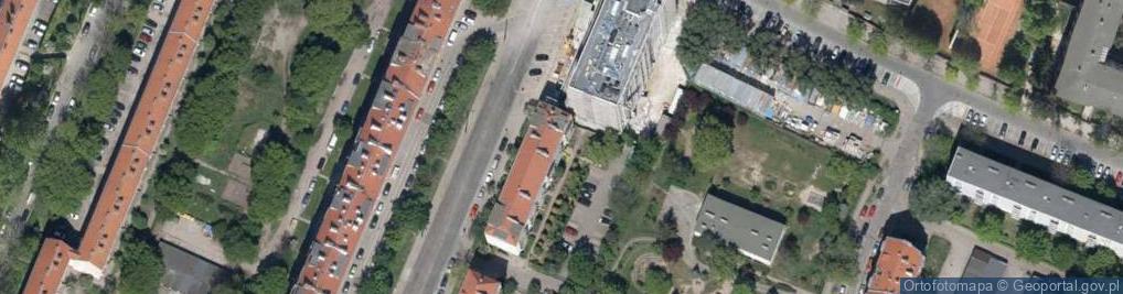 Zdjęcie satelitarne Gajowicka ul.