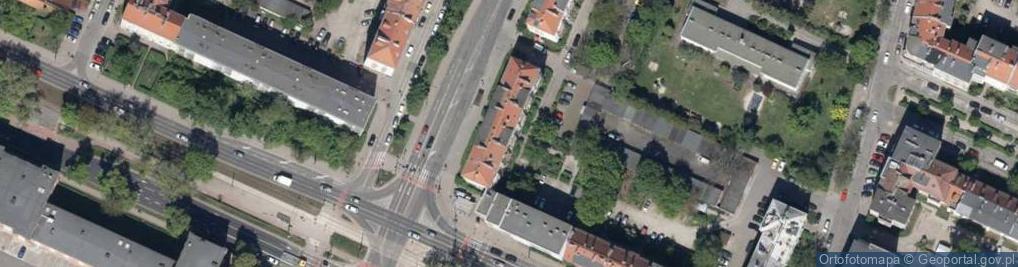 Zdjęcie satelitarne Gajowicka ul.