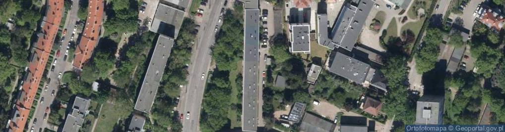 Zdjęcie satelitarne Gajowicka ul.