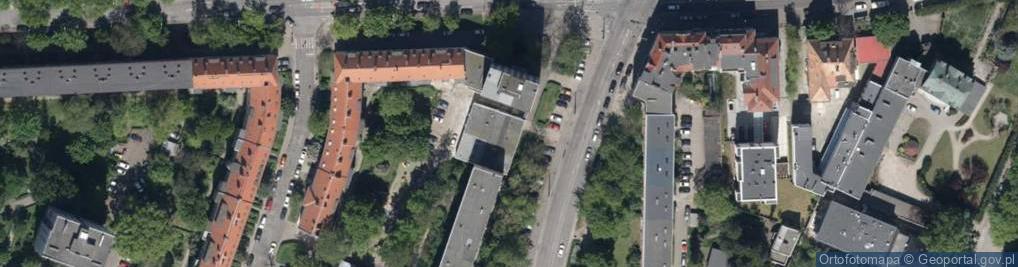 Zdjęcie satelitarne Gajowicka ul.