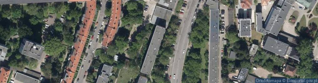 Zdjęcie satelitarne Gajowicka ul.