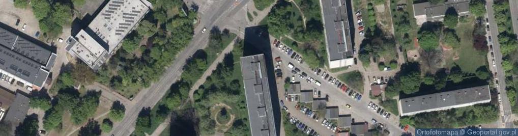 Zdjęcie satelitarne Gajowicka ul.