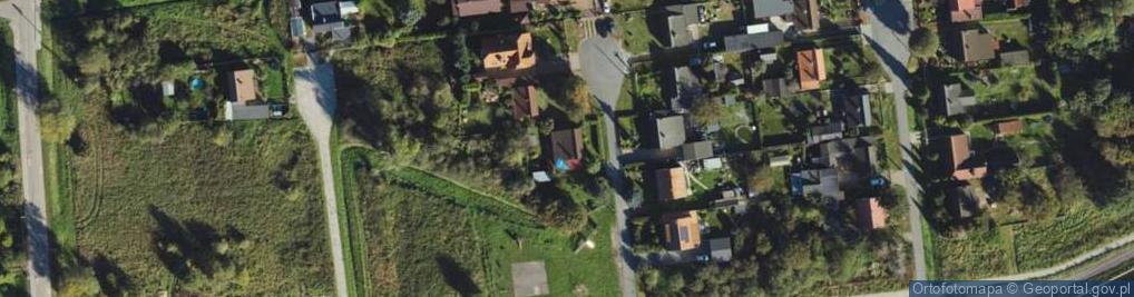 Zdjęcie satelitarne Gdańskiego Kolejarza ul.