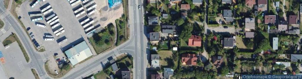 Zdjęcie satelitarne Gdańska ul.