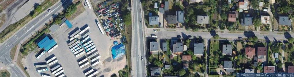 Zdjęcie satelitarne Gdańska ul.
