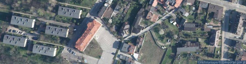 Zdjęcie satelitarne Gęsia ul.