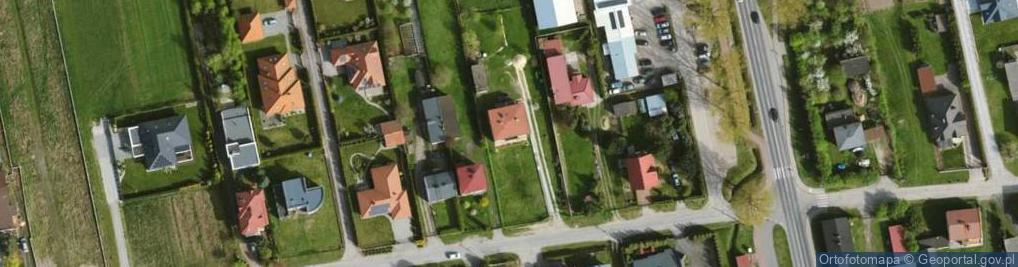 Zdjęcie satelitarne Gęsia ul.