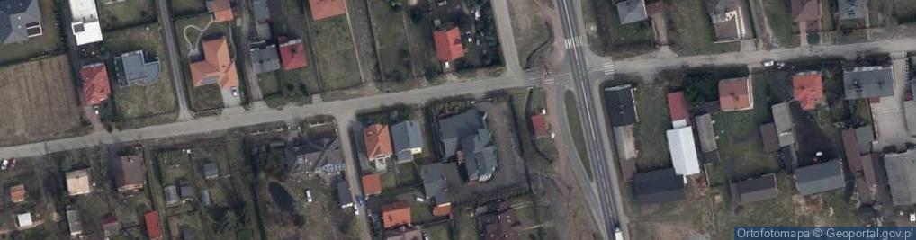Zdjęcie satelitarne Gęsia ul.